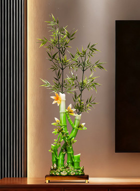Spatio节节高升富贵竹玄关摆件