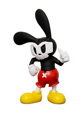 Spatio兔耳朵面具可爱落地摆件