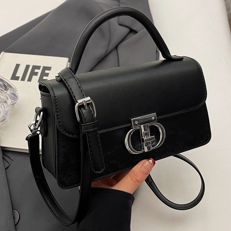 高级质感手提小包包女包2024新款韩版百搭单肩小方包时尚斜挎包,淘宝优惠券,粉丝福利购,淘宝优惠卷