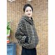 Women's velvet thickened reversible style cotton coat
