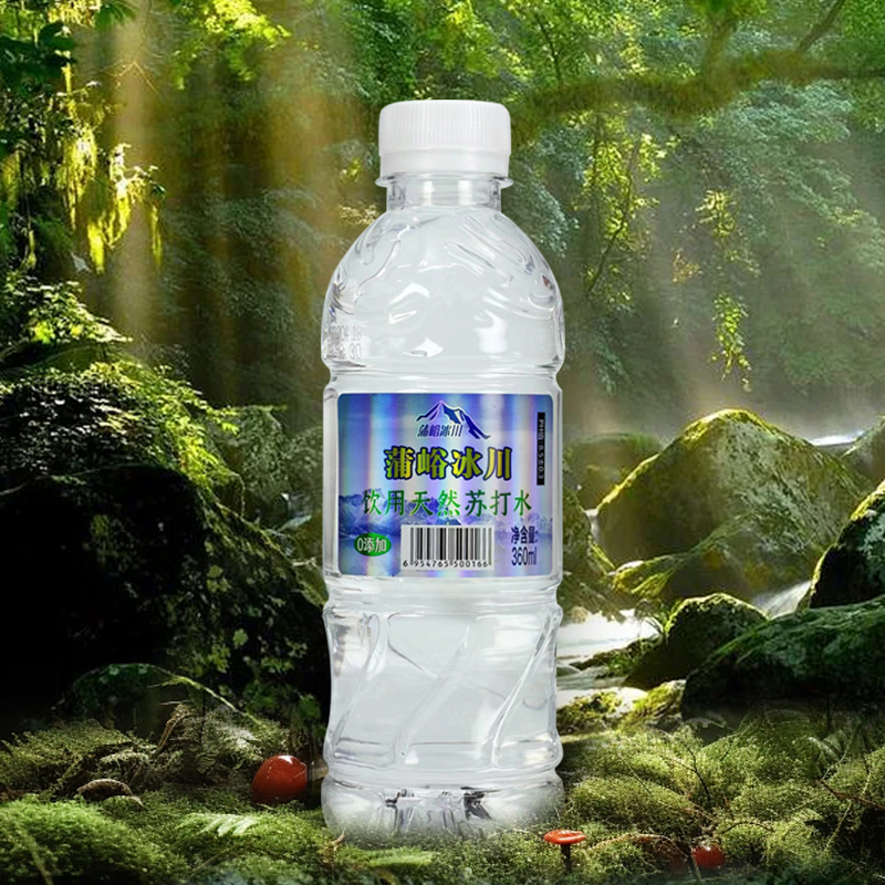 蒲峪天然苏打水整箱360ML12瓶弱碱pH8.5饮用水无糖无汽矿物矿泉水-图3