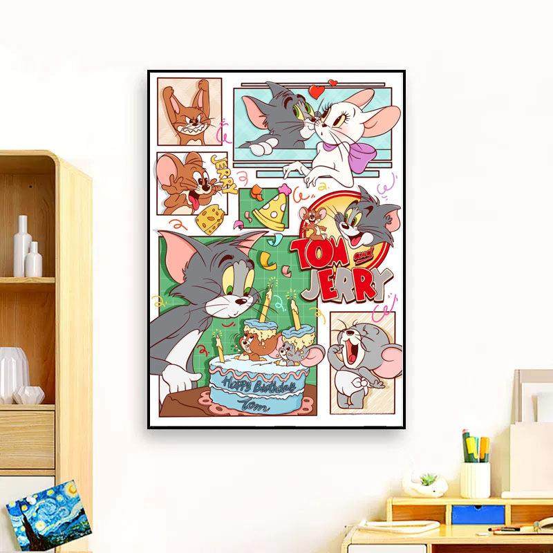 儿童手工5Diy钻石刺绣2025新卧室贴纸十字绣卡通钻石画充满钻石新,淘宝优惠券,粉丝福利购,淘宝优惠卷