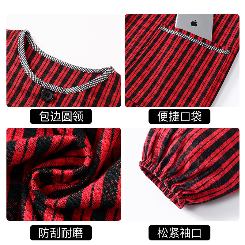 罩衣工作服女高颜值纯棉围裙厨房家用长袖2026新款烘焙摆摊年轻人