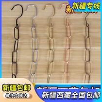 Xinjiang Tibet Xinjiang Tibetan Clothing Stores Iron Chain Bars Ultra-Linked Strips Clothes Lengthened Hook Hanger