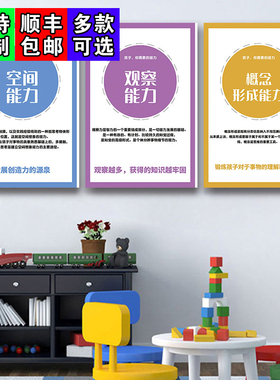 专注力全脑开发逻辑思维装饰挂画