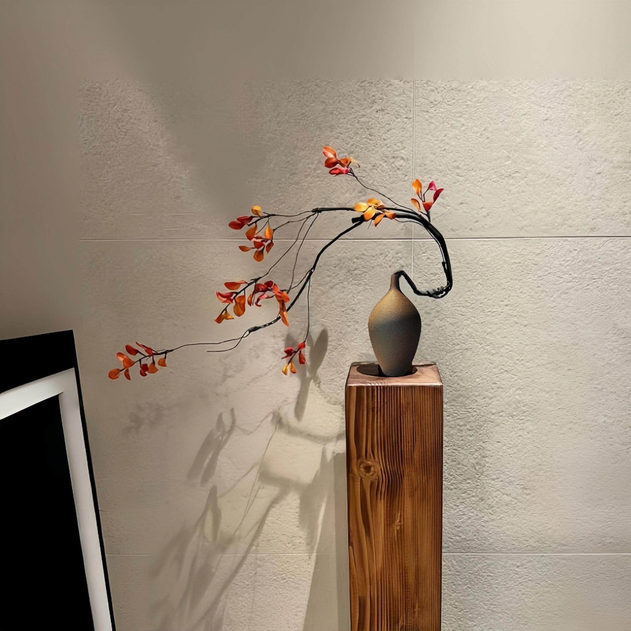 新中式禅意手工陶瓷花瓶客厅书房玄关插花摆件酒店茶室家居装饰品,淘宝优惠券,粉丝福利购,淘宝优惠卷