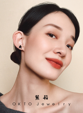 925银耳钉气质百搭轻奢耳饰女