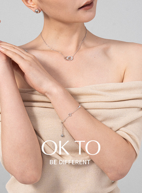 设计感手链ins925银简约女