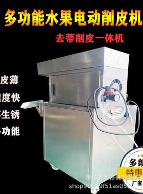 柿子去蒂去皮一体机商用自动削皮加工定制苹果电动削皮机