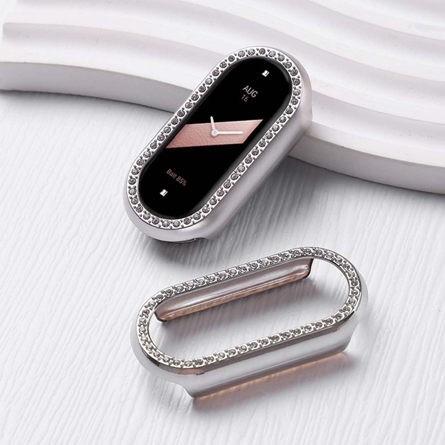 闪钻单排钻保护壳适用小米手环89pro10红米4/5华为8/9/10FitGT4/5 - 图0