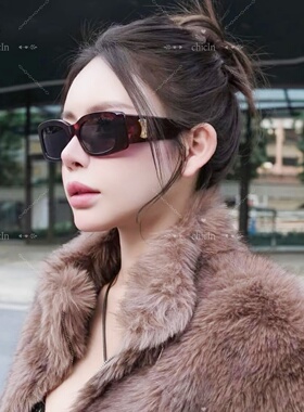 复古方框防紫外线显瘦遮阳墨镜