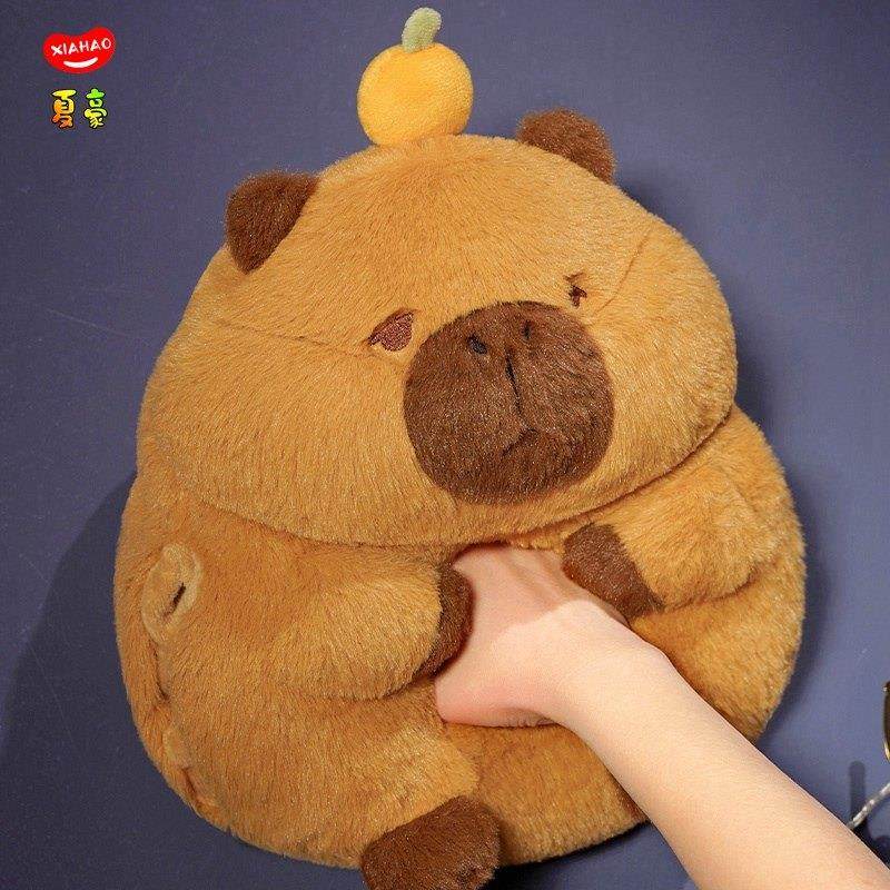 可爱卡皮巴拉水豚二合一抱枕毯被子两用办公室午睡枕客厅沙发靠枕,淘宝优惠券,粉丝福利购,淘宝优惠卷