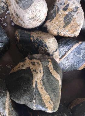 保真天然原石镇宅摆件鱼缸花盆装饰室内补角摆件无底座