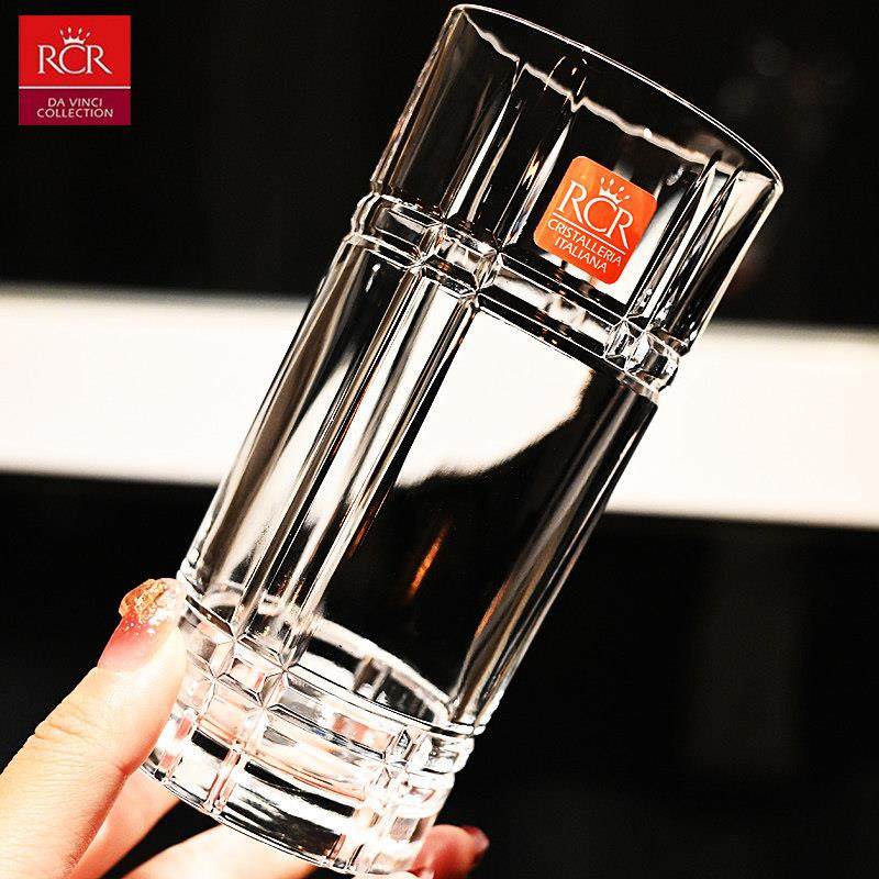 意大利RCR水晶玻璃高颜值水杯牛奶耐热泡茶杯果汁绿茶杯家用套装,淘宝优惠券,粉丝福利购,淘宝优惠卷