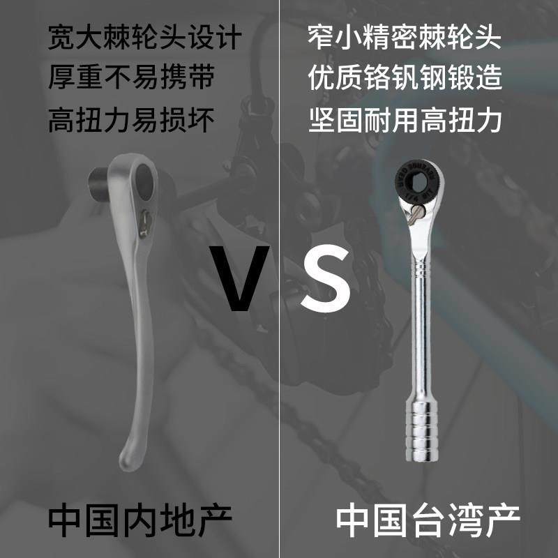 进口迷你多功能骑行可携式自行车维修棘轮内六角扳手螺丝刀工具套,淘宝优惠券,粉丝福利购,淘宝优惠卷