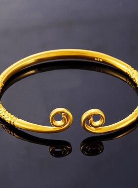 新中式开口金锢缠云悟空手镯男女同款复古经典简约百搭D-559a3096