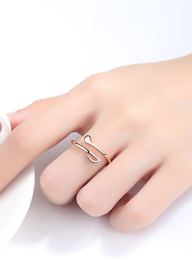 钻石之乡河南商丘网红抖音同款创意热卖 女韩国东大门镀银音a2491