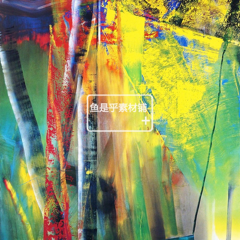 格哈德里希特Gerhard Richter波普艺术抽象油画图片绘画高清素材 - 图0