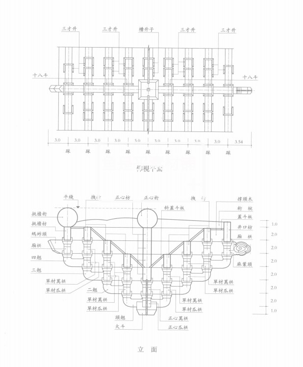 古建斗栱图册中国传统古典木构架建筑结构斗拱设计图纸电子版素材-图2