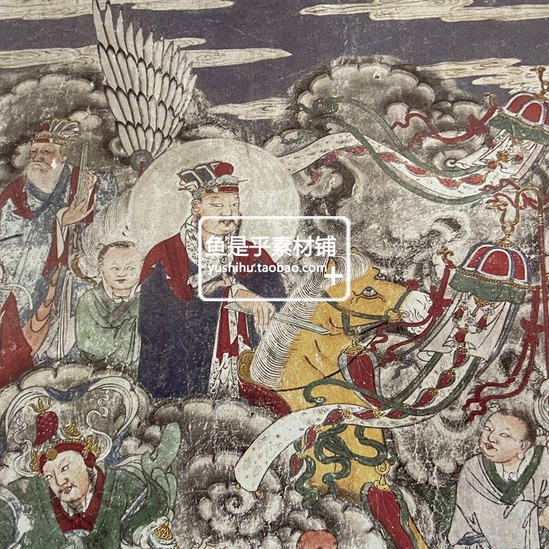 清代府谷县麻镇大庙壁画古代壁画艺术珍品人物参考电子版图片素材,淘宝优惠券,粉丝福利购,淘宝优惠卷