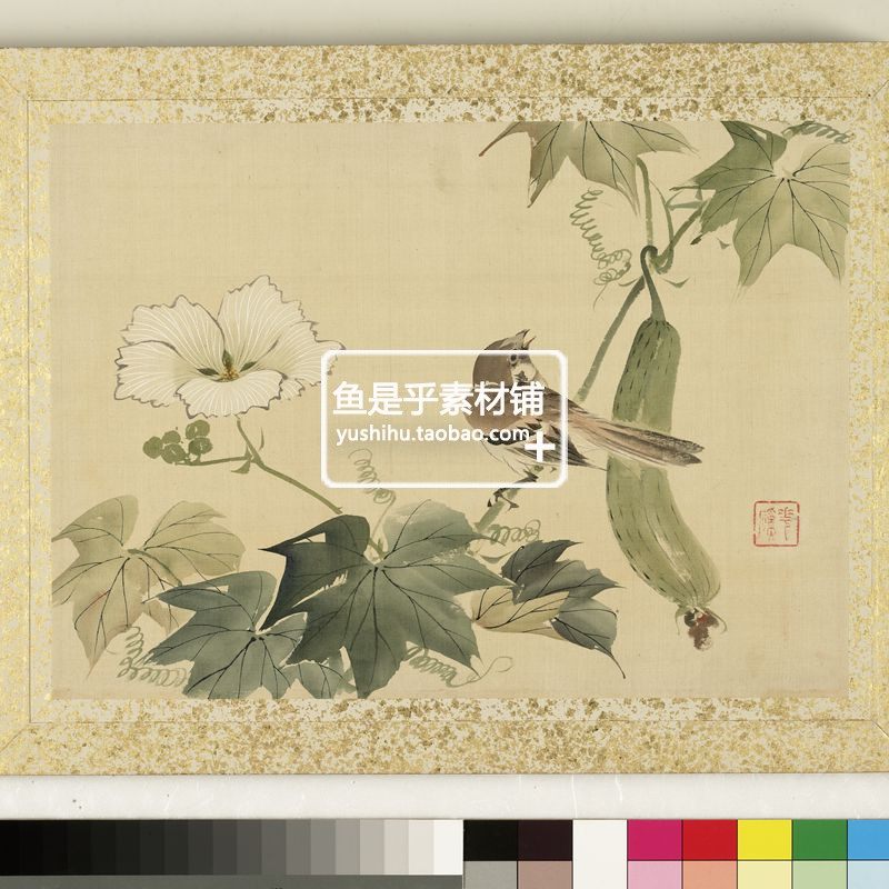 清花蹊女史册页图古代工笔花鸟艺术绘画参考临摹电子图片素材,淘宝优惠券,粉丝福利购,淘宝优惠卷