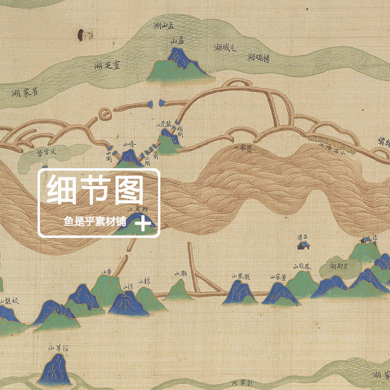 大运河地图清代古代老地域隋唐水路舆图参考资料高清电子素材图片,淘宝优惠券,粉丝福利购,淘宝优惠卷
