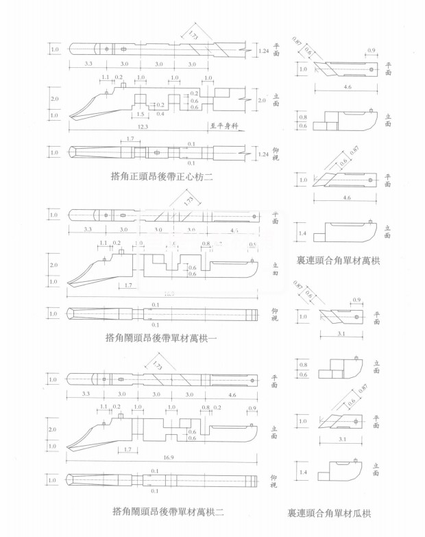 古建斗栱图册中国传统古典木构架建筑结构斗拱设计图纸电子版素材 - 图1