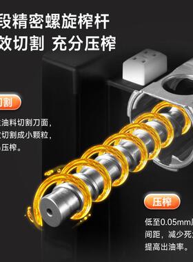 西屋家用榨油机全自动智能家用小型商用电动家庭炸油机WOP-KP0202