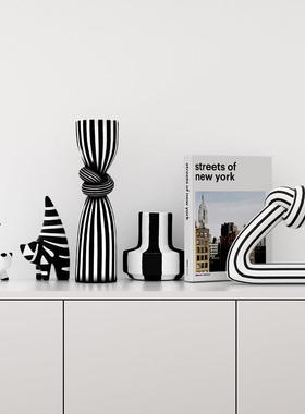 北欧风现代艺术摆件简约抽象高档软装创意客厅电视柜酒柜桌面饰品