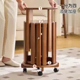 Нанчжу круглый стул журнальный столик для домашнего укладку комбинируемых табуреток современный обеденный стул обеденный стол простые складываемые табуретки запасные