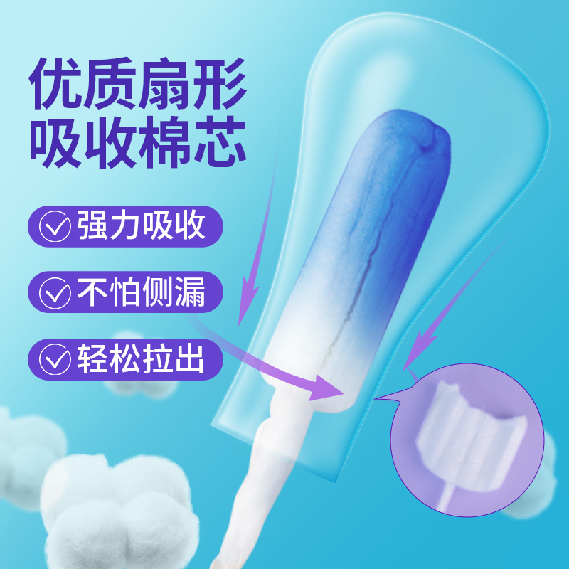 进口TAMPAX 丹碧丝卫生棉条导管式月经棉棒超大小流量96支海外 - 图2