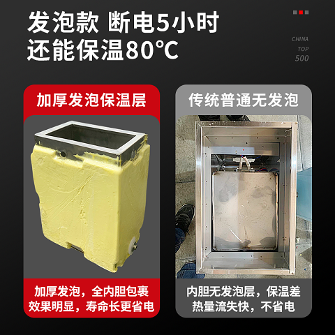 鼎百全自动开水器商用不锈钢大容量开水机工地饭店车间电热烧水器 - 图1