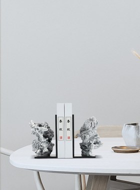 现代简约创意家居客厅书房书靠摆件样板房间展厅装饰品