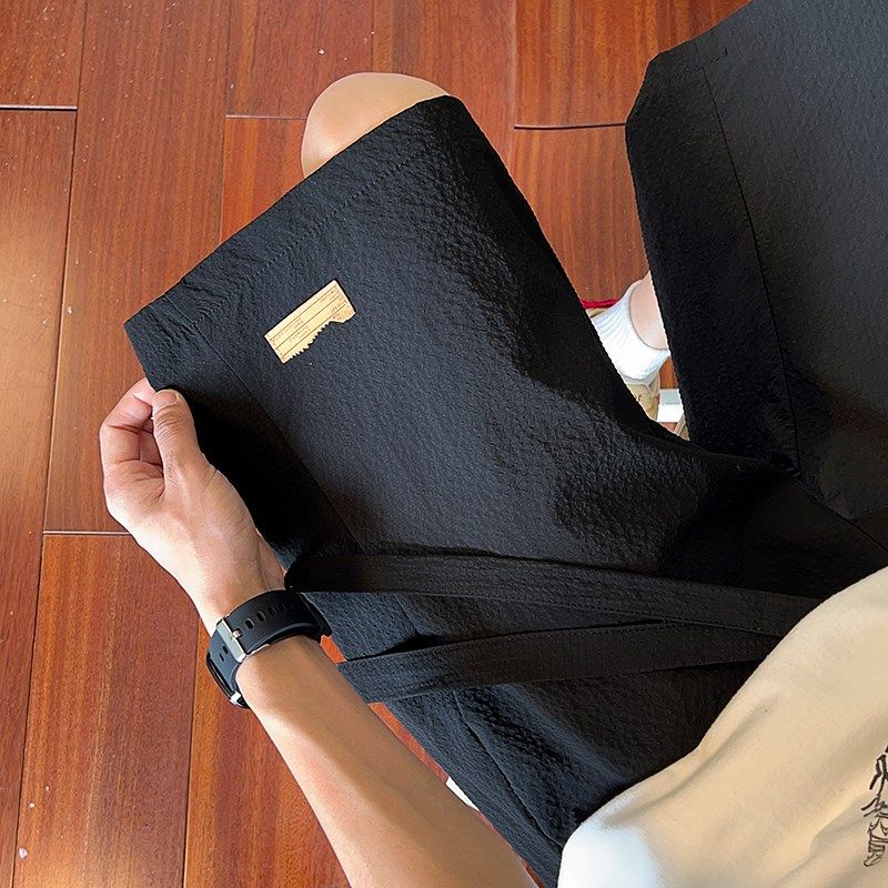 300斤大码男装泡泡纱速干短裤男夏季薄款潮流宽松休闲五分沙滩裤2,淘宝优惠券,粉丝福利购,淘宝优惠卷