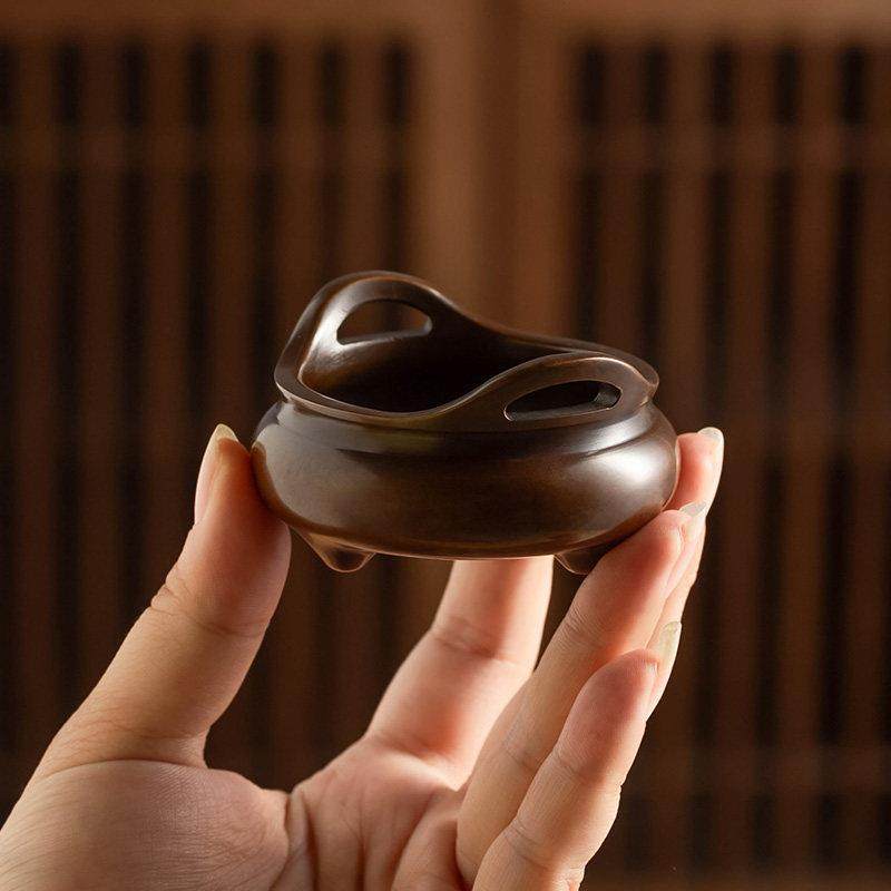 铜之美 铜香炉家用室内熏香创意摆件家居办公桌茶几工艺品礼品送,淘宝优惠券,粉丝福利购,淘宝优惠卷