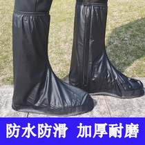 HJJJ Rain shoe cover desert anti-sand shoe cover with waterproof and anti-slip thickened abrasion resistant