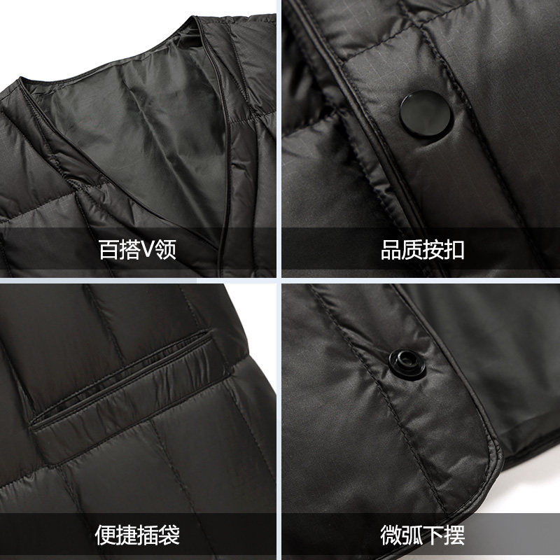 雪中飞男士马甲中老年爸爸装2025秋冬新款加厚保暖90羽绒内胆背心,淘宝优惠券,粉丝福利购,淘宝优惠卷