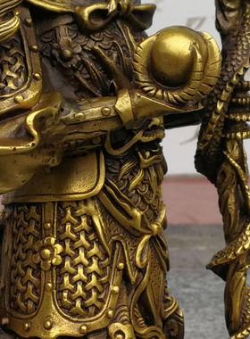 纯铜龙五爷摆件吉祥龙王爷佛像家居招财镇宅铜像摆设开业礼品