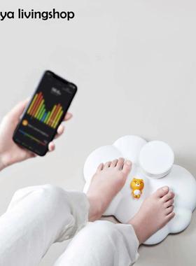 韩国直邮kakao体重秤智能测脂肪电子秤家用宿舍秤屁桃狮子体重秤