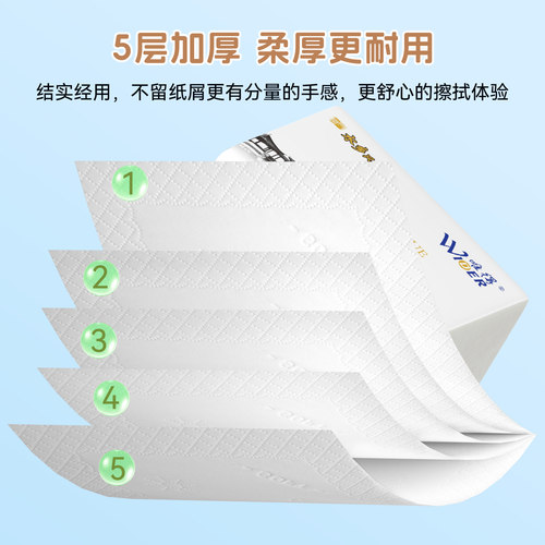 唯得水乡风情抽纸巾24包整箱家用实惠装批发面巾纸可湿水卫生纸抽 - 图2