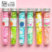 Travel Bottled Handwashing Soap Sheet Tube Flower Type Disposable Soap Portable Outdoor Hand Soap Paper Soap Sheet