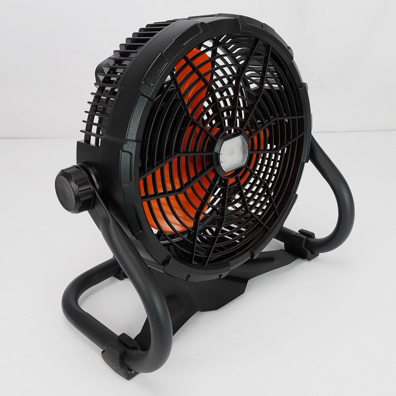 便携式移动风扇USB锂电池充电可调速LED照明大风量工业趴地扇,淘宝优惠券,粉丝福利购,淘宝优惠卷