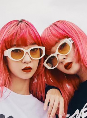 极速跨境时尚2022新款太阳眼镜 C个性椭圆网红同款太阳眼镜抗UV太