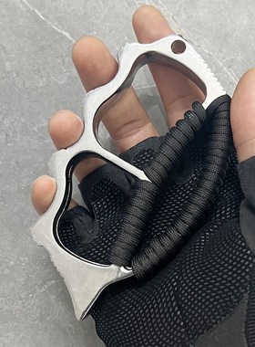 极速手撑子指虎h四指拳套戒指环拳扣车载破窗求生装备玻纤合法防