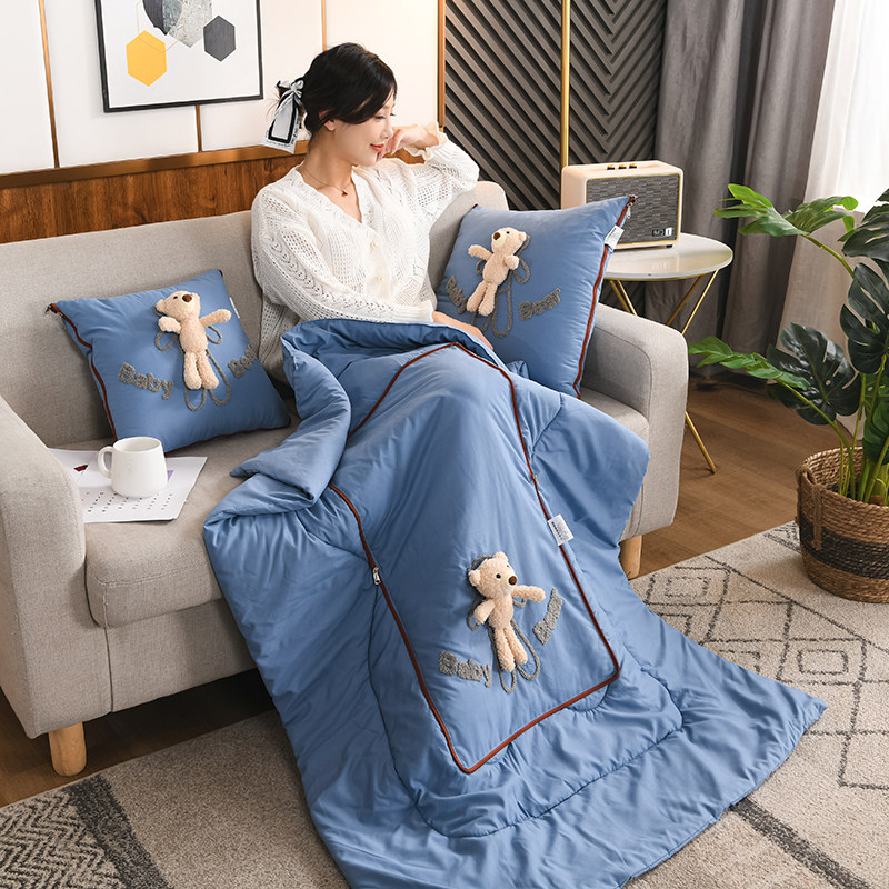 极速抱枕被子两用汽车载折叠空调毯子二合一N加厚办公室午睡靠枕,淘宝优惠券,粉丝福利购,淘宝优惠卷