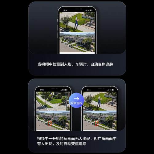 萤石H80F室外三摄变焦无线监控摄影头高清夜视手机远程人车追踪 - 图2