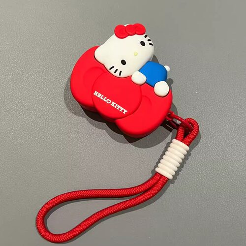 jellycat可爱趴趴kitty猫适用苹果AirPodsPro3耳机保护套壳4代耳机壳airpods 2代华强北5代3代硅胶软壳耳机套 - 图0