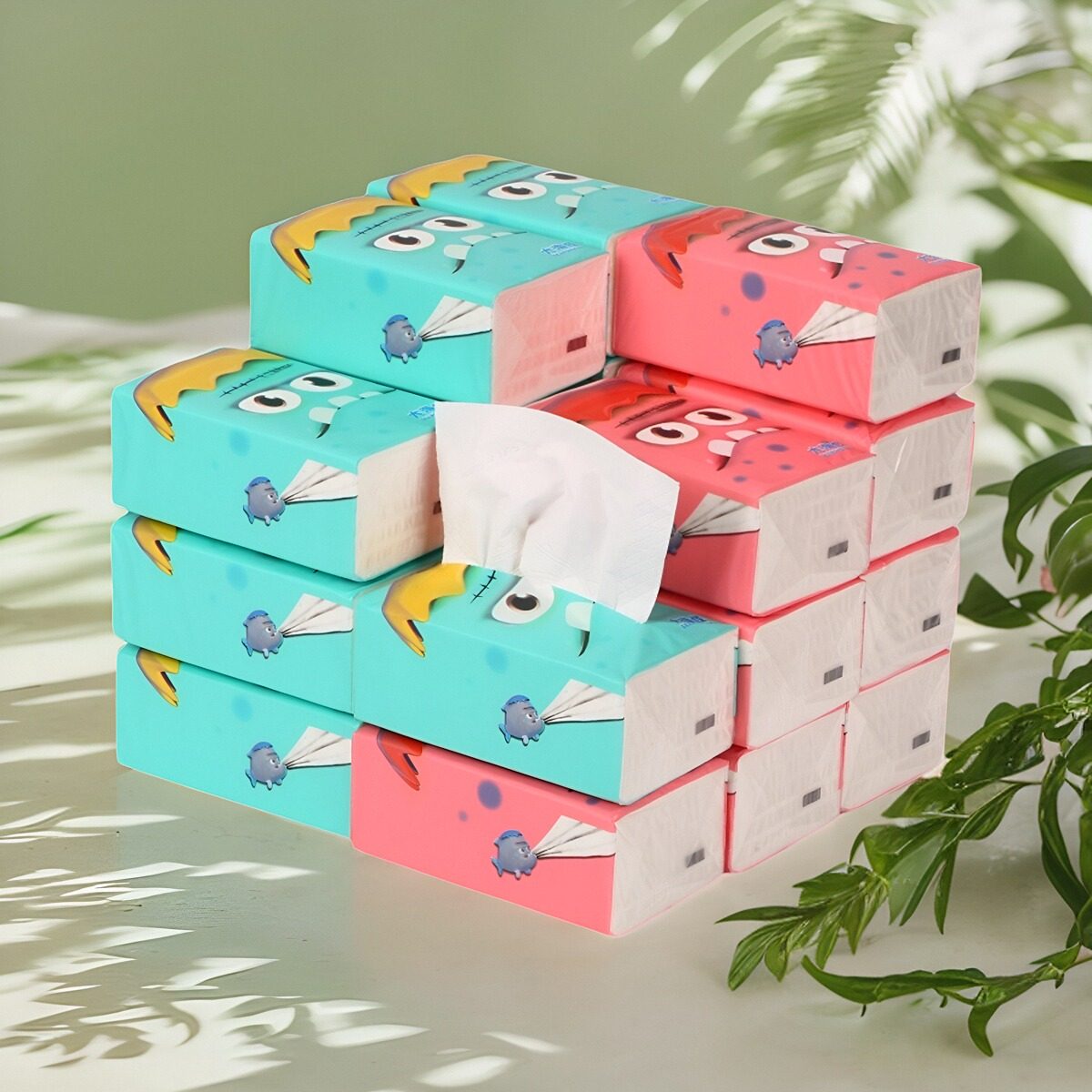 大海怪纸巾纸抽4包/提90抽*5层加厚天然无香面巾纸抽纸整箱,淘宝优惠券,粉丝福利购,淘宝优惠卷