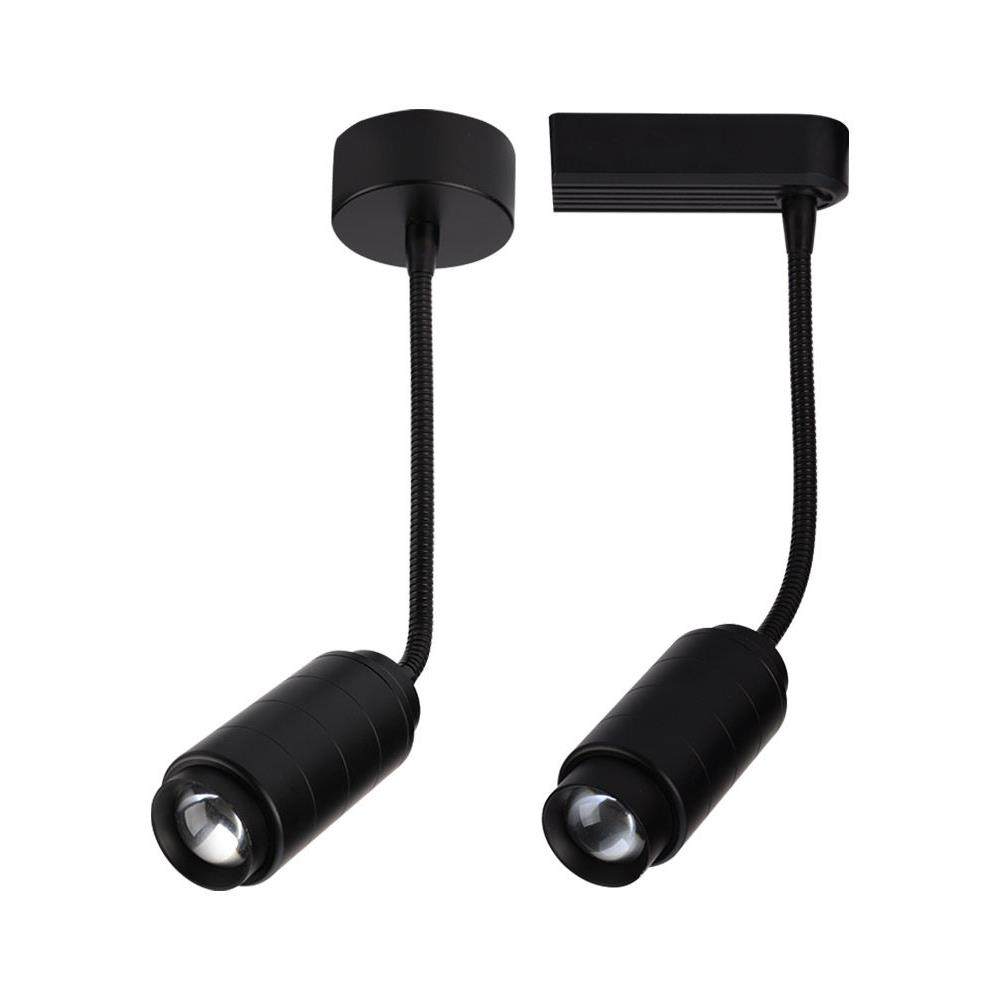 led软管小射灯明装照画背景展示柜万向迷你COB轨道吸顶长杆可弯曲,淘宝优惠券,粉丝福利购,淘宝优惠卷