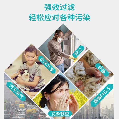 儿童款 防花粉过敏隐形口罩鼻罩隐形鼻塞鼻塞式过滤器防粉尘雾霾 - 图0